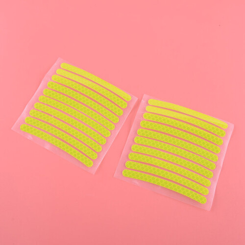 20 stuks/set Groene reflecterende strips voor auto's