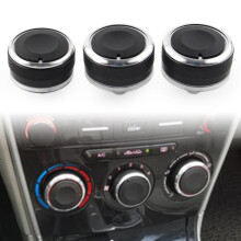 3-delige set bedieningsknoppen voor de verwarming van de auto-airconditioning