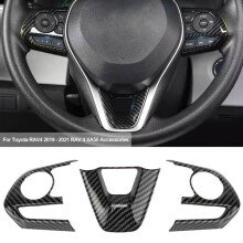 3 stuks autostuurframehoezen, interieurdecoratiestickers, Decar