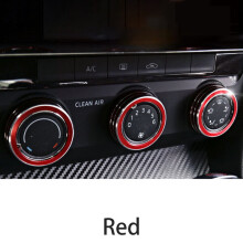 3 stuks decoratieve afdekkingen voor de knoppen van de auto-airconditioning