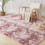 Plush tie-dye rug 2