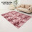 Plush tie-dye rug 4