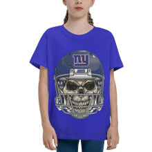 Léine T Gearr-Mhuinchillí Óige NYG Giants Lógó Spóirt