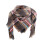 Bufanda triangular de invierno para mujer, chal a cuadros con borlas. 6