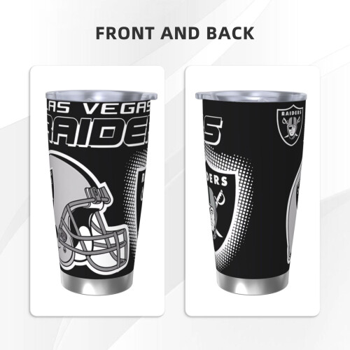 Raiders Fodbold Termokrus 304 Rustfrit Stål 20oz 2