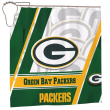 Zatemňovací sprchový závěs s fotbalovým týmem Packers 72x72 palců