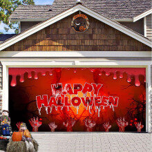 Halloween-roikkuva kangasseinävaate sisäjuhlakoristeisiin