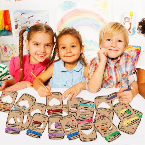 Valentinstag-Tauschkarten-Set für die Schule (30 Stück) 1