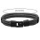 Pulsera de acero inoxidable para parejas con correa de cuerda. 2