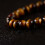 Bracciale da uomo RSAMD con perline occhio di tigre marrone, 8 mm 3