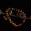 Bracciale da uomo RSAMD con perline occhio di tigre marrone, 8 mm 4