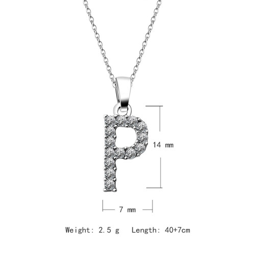 Damesketting met naamhanger en 26 Engelse letters 2