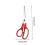 Stainless Steel Student Scissors Two-Color 1 Pair 3