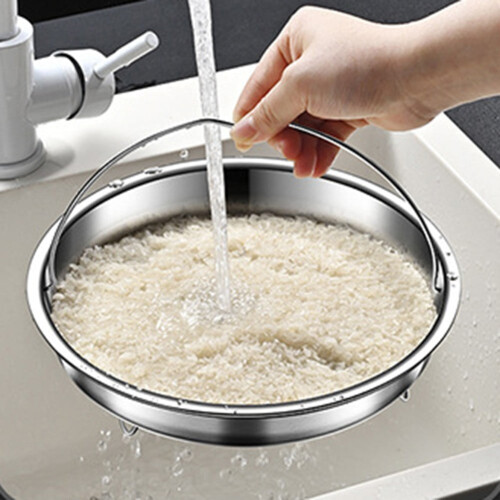 Stainless Steel Steamer Basket with Handle 1 Piece 1