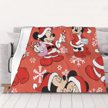 Super měkká fleecová deka s motivem Mickey Mouse 122 x 102 cm