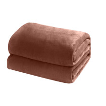 JWDX Coral Fleece deka teplá čistá barva 150x200cm