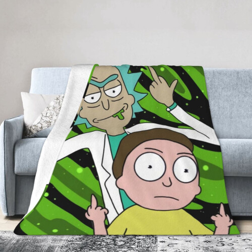 Flísová deka Rick a Morty 60x50 palců