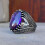 YUEHAO Ring mit lila Stein – Eleganter Modeschmuck 5