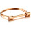 Stainless Steel D-Shape Bar Shackle Bangle 1pc 4