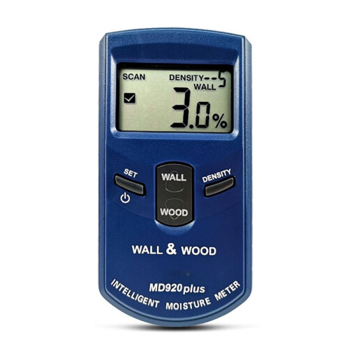 Concrete Moisture Meter Wall Tester Pinless Moisture Measurement Device with LCD Alarm MD920plus Moisture Meter
