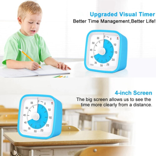 Kinder-Visueller Timer, Wecker, Grüner Küchentimer 1
