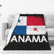 Microflanel deken met Panamese vlag, 60x50 inch