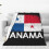 Microflanel deken met Panamese vlag, 60x50 inch 1