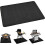 3-layer large black rectangular barbecue mat for protection 8 1