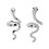 2 anelli a forma di serpente per donna PHRL3363 1