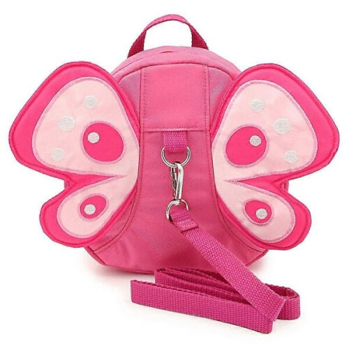 Baby-Sicherheitsrucksack mit Sicherheitsgurt, rosa