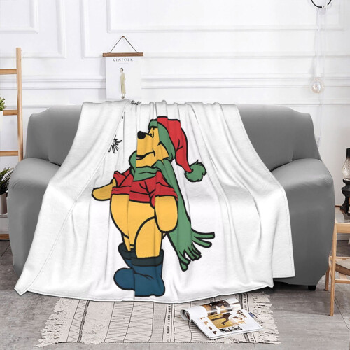 Κουβέρτα φλις φανέλας Winnie the Pooh 80" x 60" 1