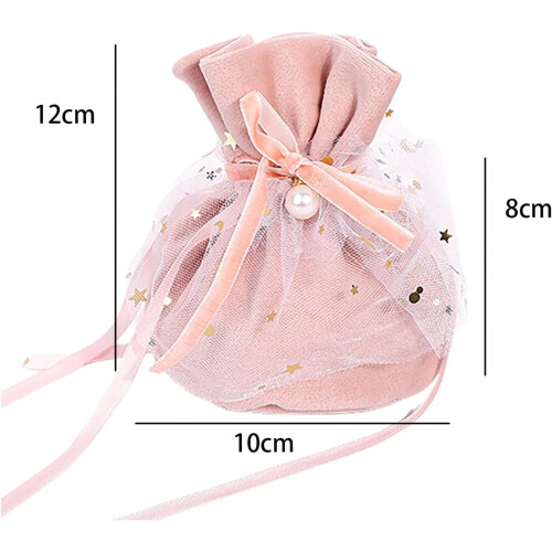 pochette à cordon pour bonbons de mariage 2