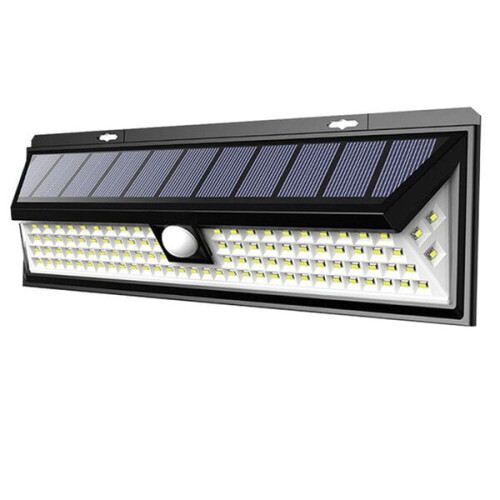 Applique murale extérieure, 1 pièce, noire, 90 LED