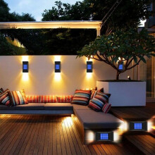 Solar-Wandleuchte für die Außendekoration, Gartenwandleuchte