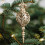 Christmas tree decoration black irregular ball pendant 6 pcs 4
