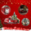 Centre de table de Noël vintage avec camion de ferme rouge 5