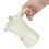 Cafetera moka octogonal de aluminio amarillo de 300 ml. 5