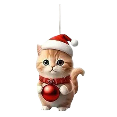Ornement de Noël Chat incassable2 1