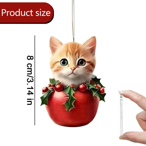 Ornement de Noël Chat incassable2 2