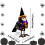 Honeeladyy Halloween Stoffvogelfigur Plüsch stehend 2
