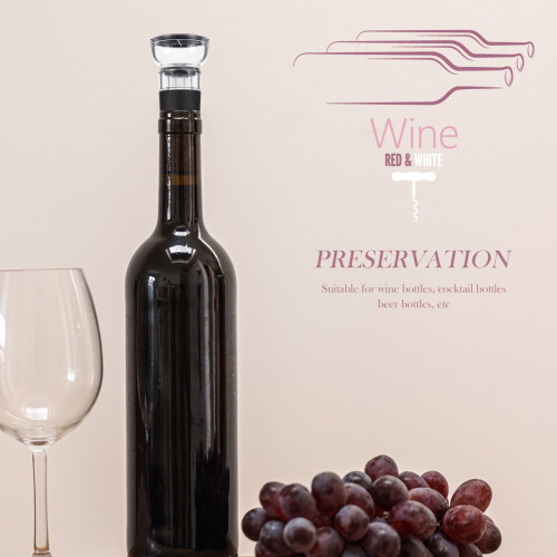 Ensemble de 4 pièces pour bouchons de vin et scelleuse sous vide 1