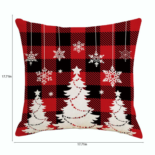 Housses de coussin décoratives de Noël 45 x 45 cm 2