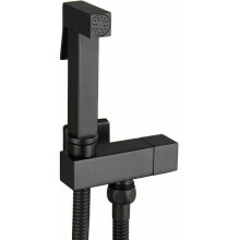 Handbrause für Toilette und Bidet, schwarz, g1/2