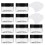 Cream Container Makeup Mask Spoons for Storage Use 110Pcs Pack 1