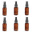 Essential Oil Empty Plastic Dispenser for Storage 6Pcs Brown Plastic Bottles 1