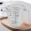 Meuva measuring cylinder transparent plastic 300ml 3