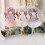 Ensemble de décorations de Noël en peluche ange avec 2 couleurs 2