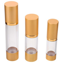 3pcs Airless Pump Bottle: Refillable Travel Vacuum Bottles - 15ml 30ml 50ml Lotion Dispenser For Face Cream Cosmetics Sub Packing Containers (Lotion N