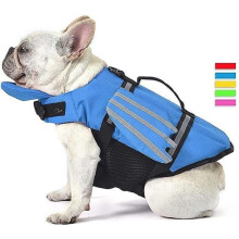 Colete salva-vidas para cães da Wings Design, colete salva-vidas para cães com r