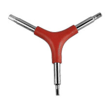 Chave hexagonal em formato de Y para reparo de bicicletas